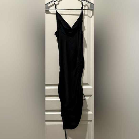 Intimately Free People Day To Night Convertible Mini To Midi Black Slip Dress - Picture 8 of 15